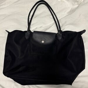 All black Large Longchamp